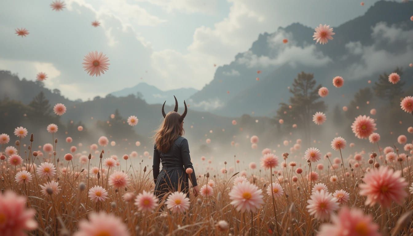 Horned Mistress Of The Meadow