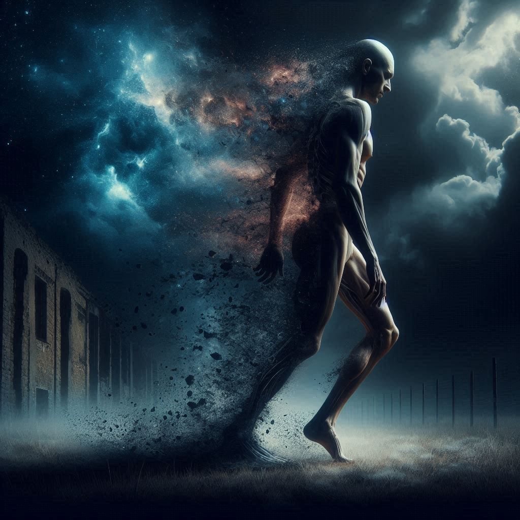 The cosmic dust that is man