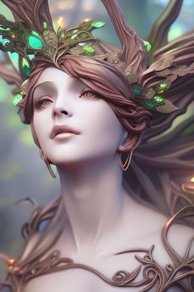 Dryad - Ai Generated Artwork - Nightcafe Creator