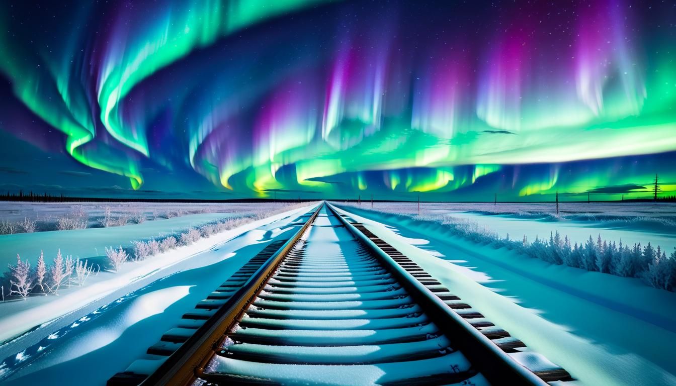 A Lone Rail Track