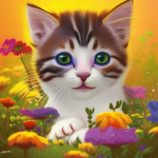 KITTY!! - AI Generated Artwork - NightCafe Creator