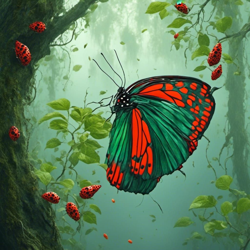Emergence of a butterfly