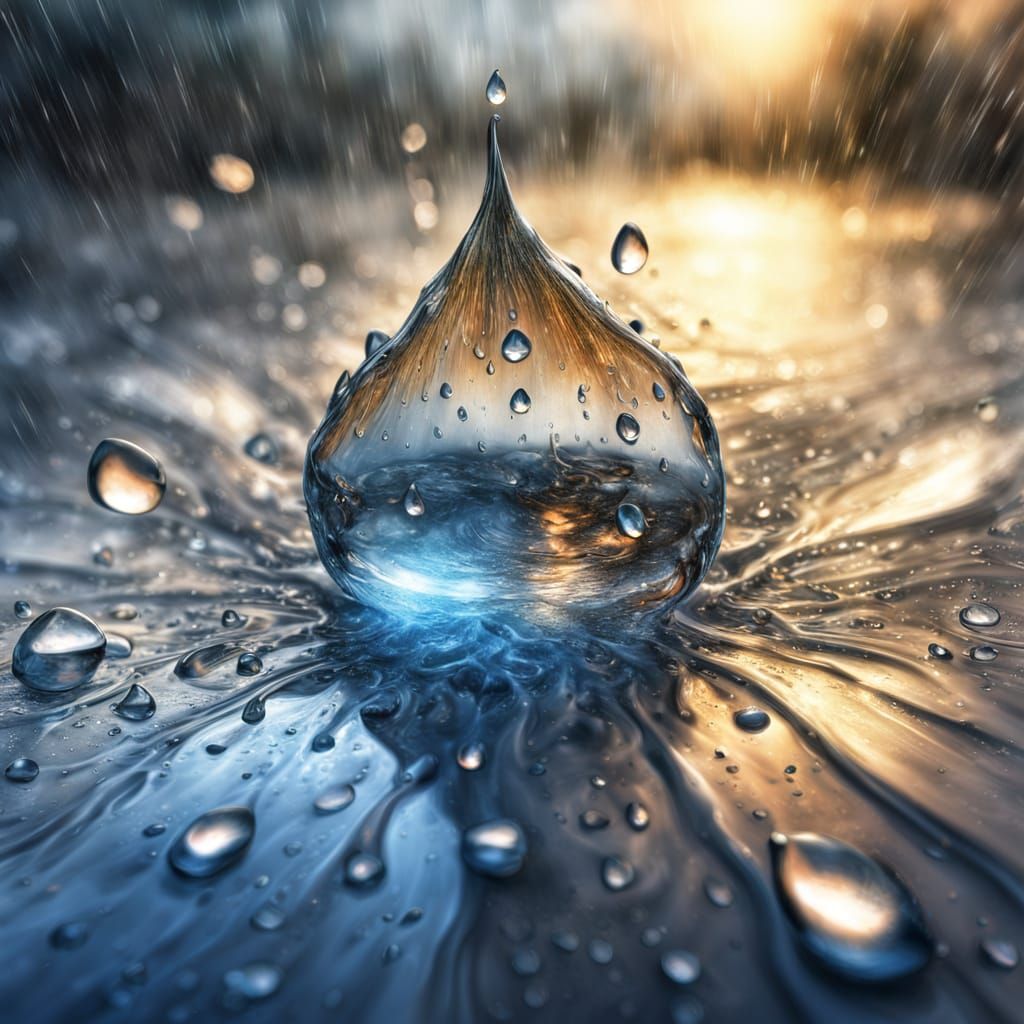 raindrop  by @TOHIDY