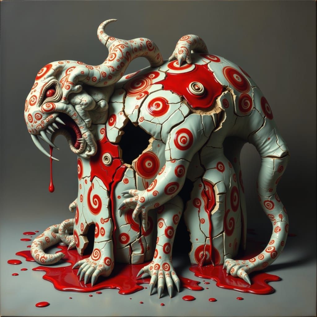 <lora:BROKEN PORCELAIN:1.0>