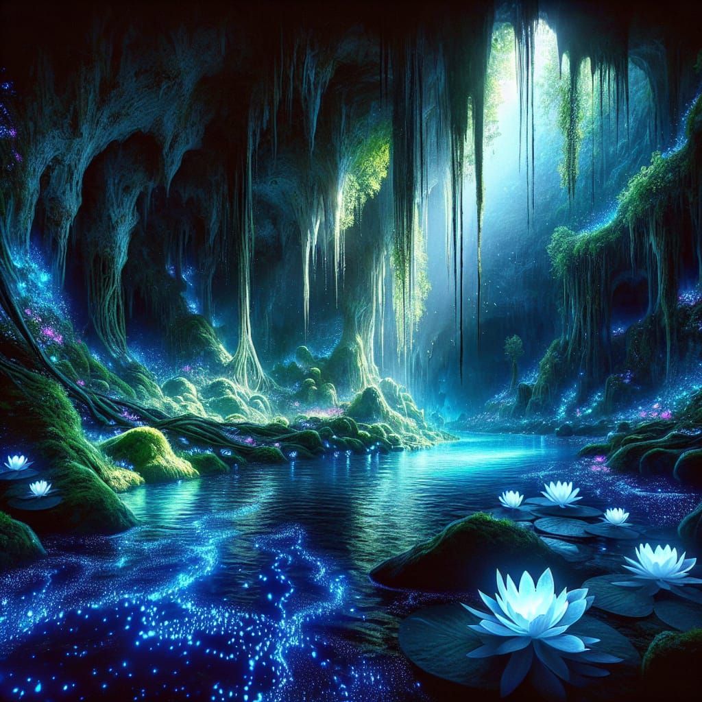 underground river 3  by @thane of fyfe