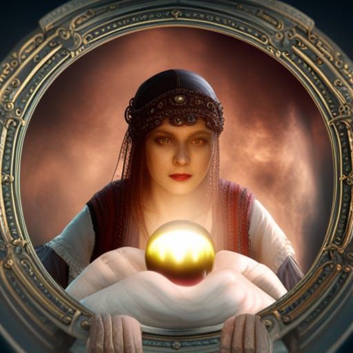Fortune Teller AI Generated Artwork NightCafe Creator
