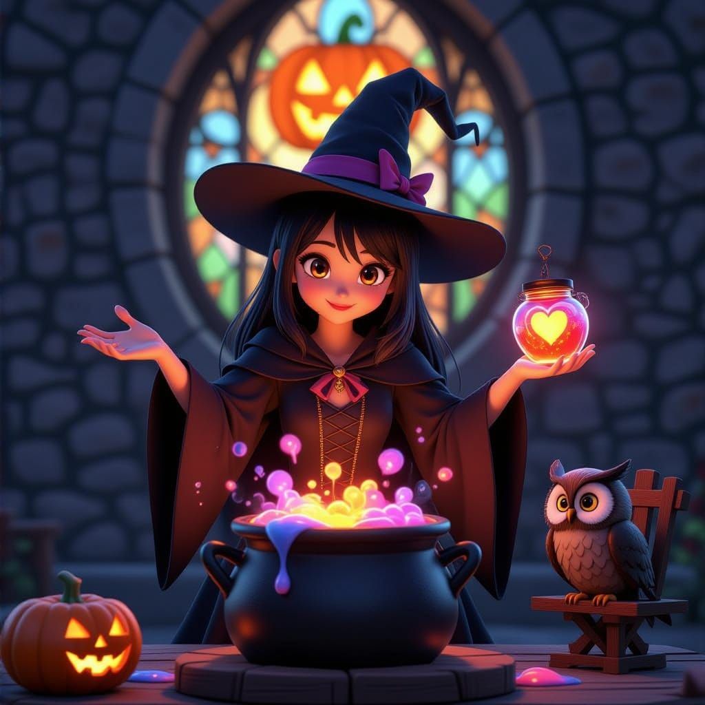 Daily Challenge #1108: Witches, A Witches Brew for True Love  by @Mystienight