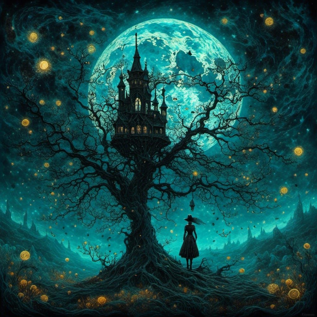 Admiring my tree house  by @Nomes69