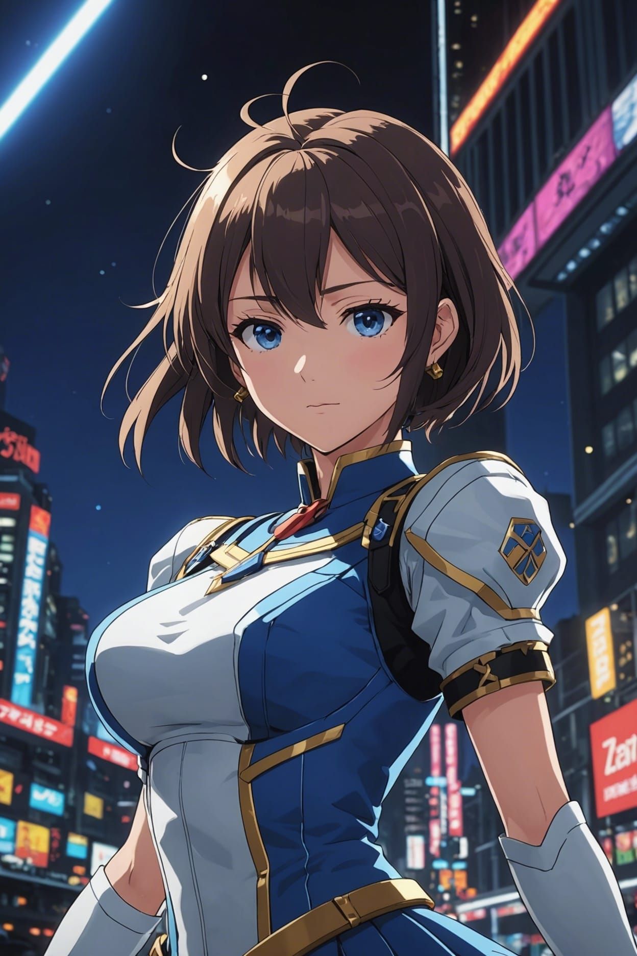 Anime Art: Feminine Energy in Cel-Shaded Style