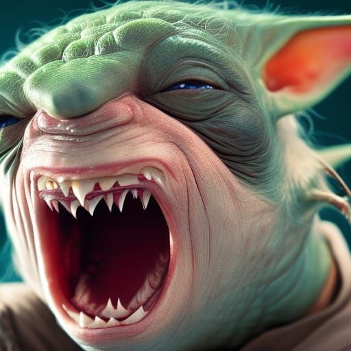 Other Deranged Members of Yoda's Species Scream to Show Thei...