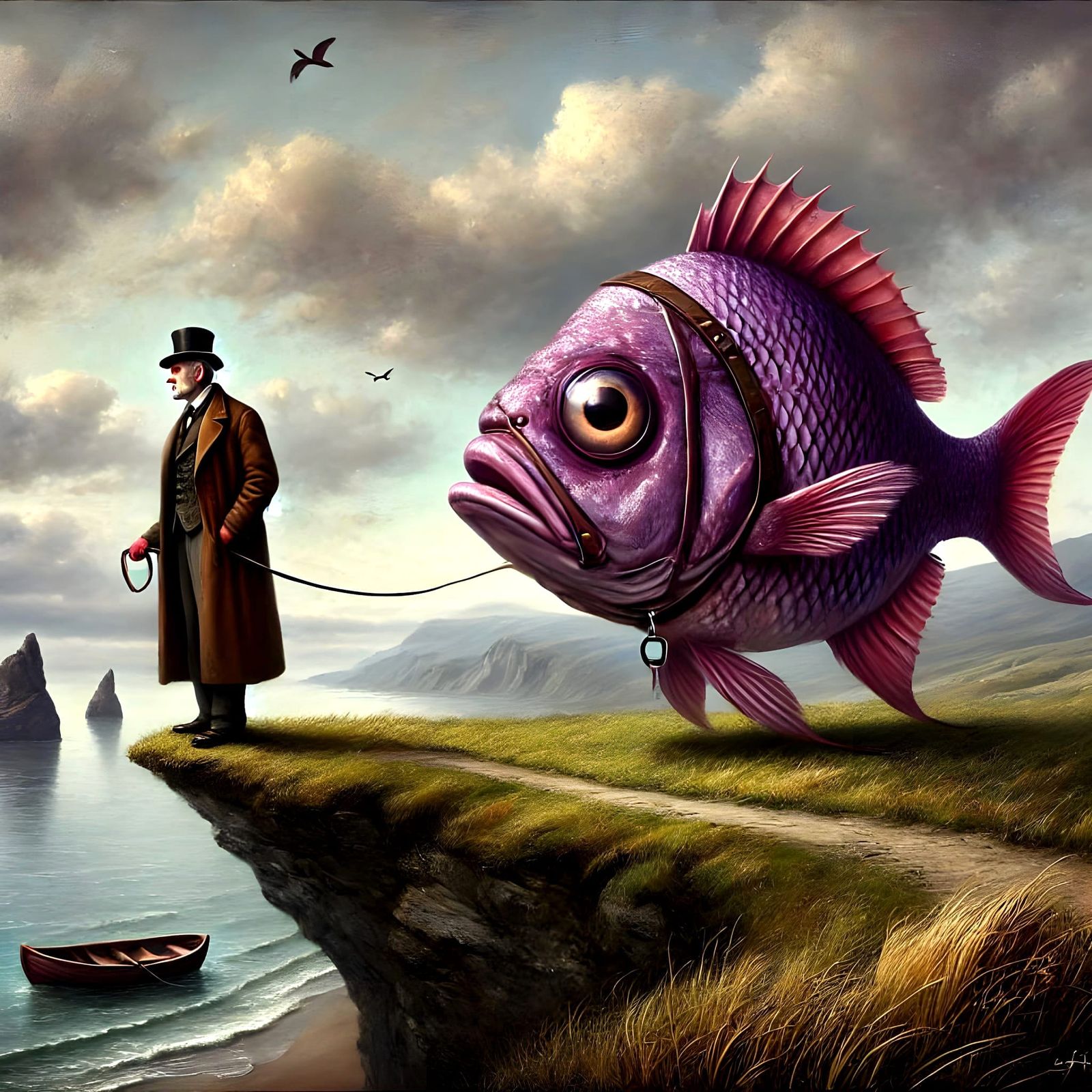 Purple fish
