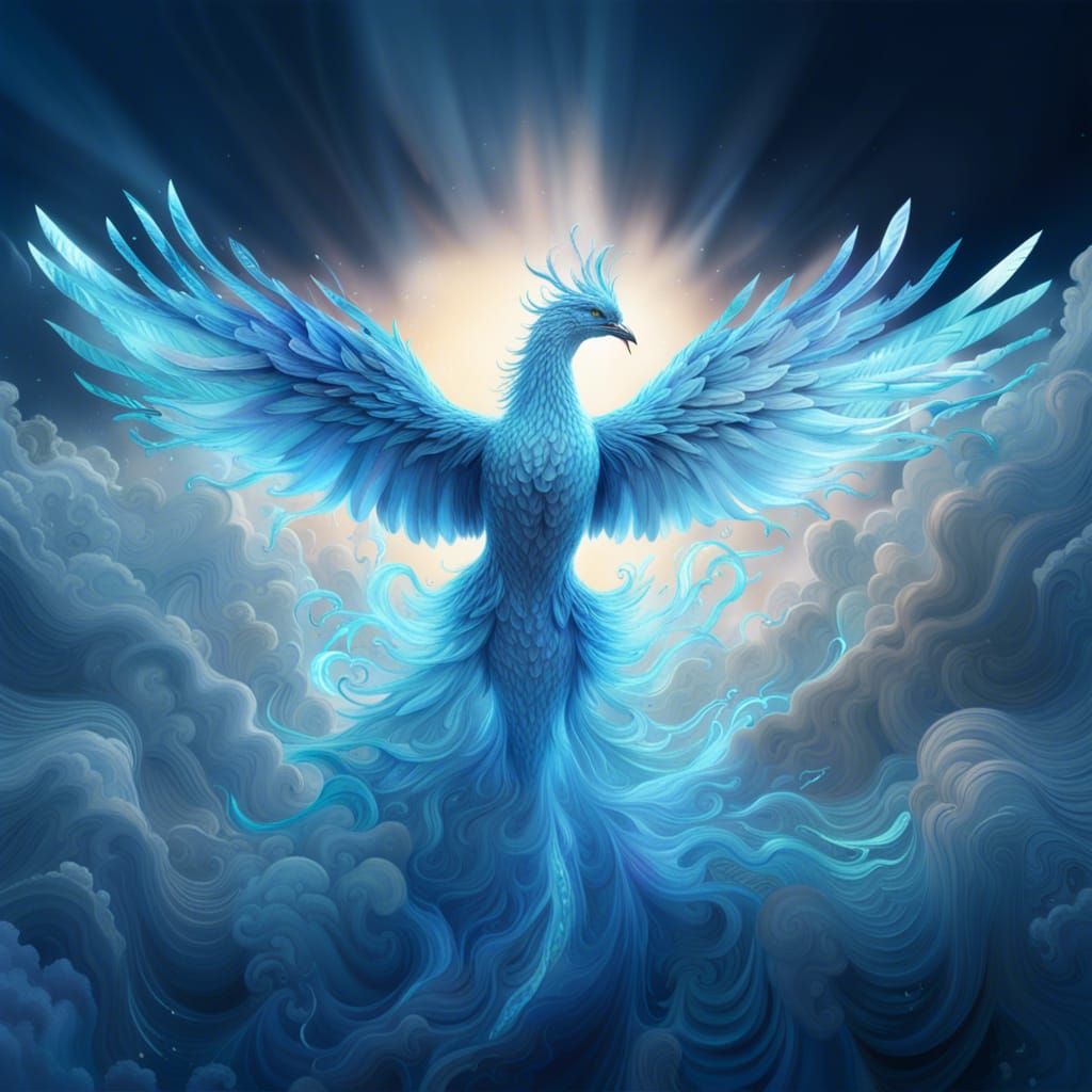 Details more than 141 blue phoenix bird wallpaper - xkldase.edu.vn