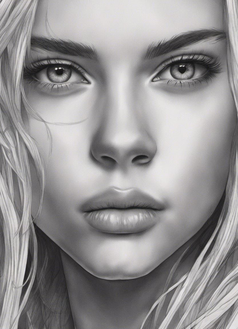 hyper detailed close-up of bella poarch face - AI Generated Artwork ...