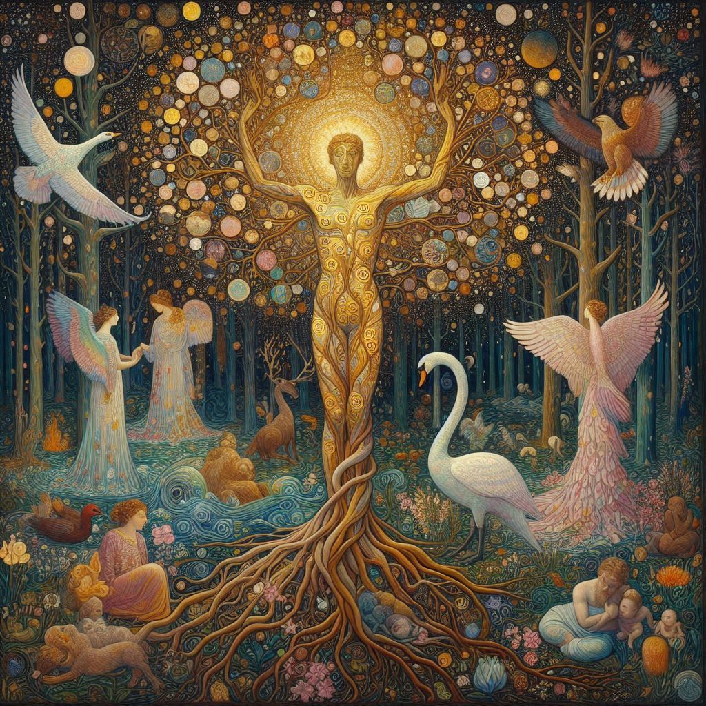 Zeus fell in love with Leda