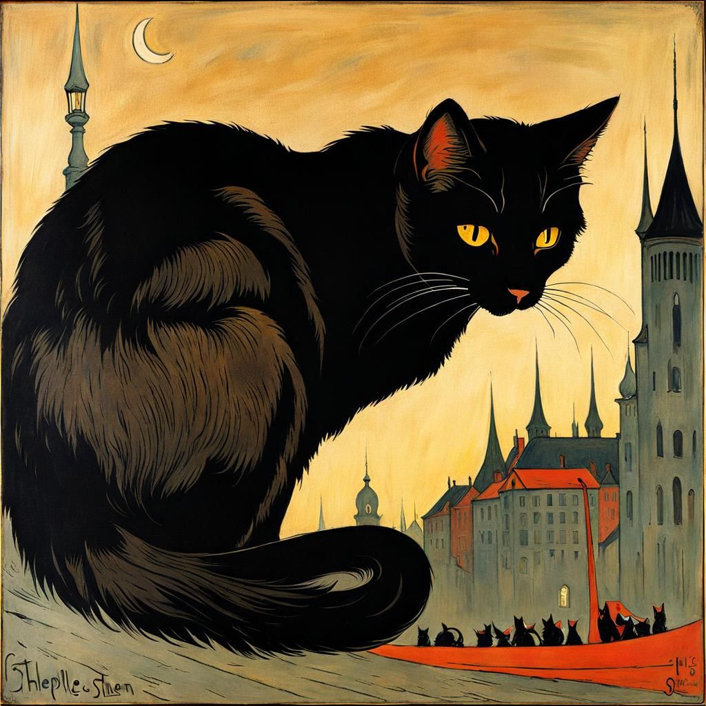 An cat dubh AI Generated Artwork NightCafe Creator