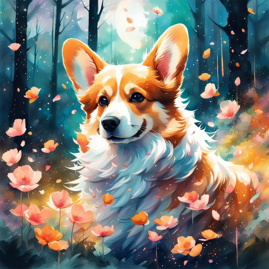 Mitsue the Corgi