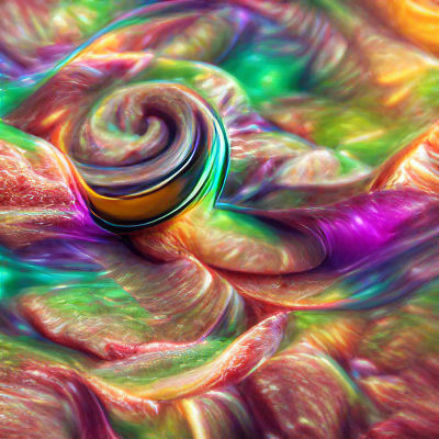 Colorful candy swirl iridescent 8k resolution