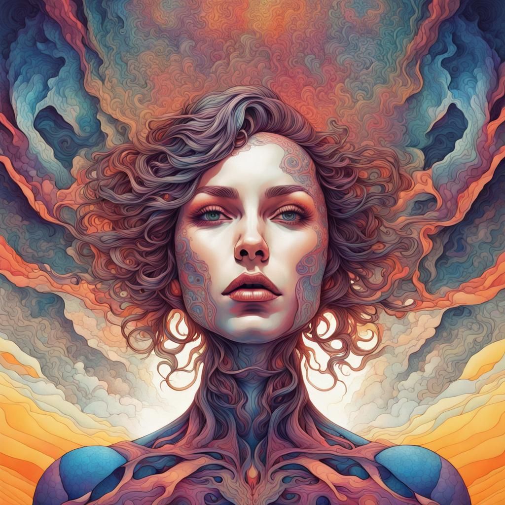 cosmic woman - AI Generated Artwork - NightCafe Creator