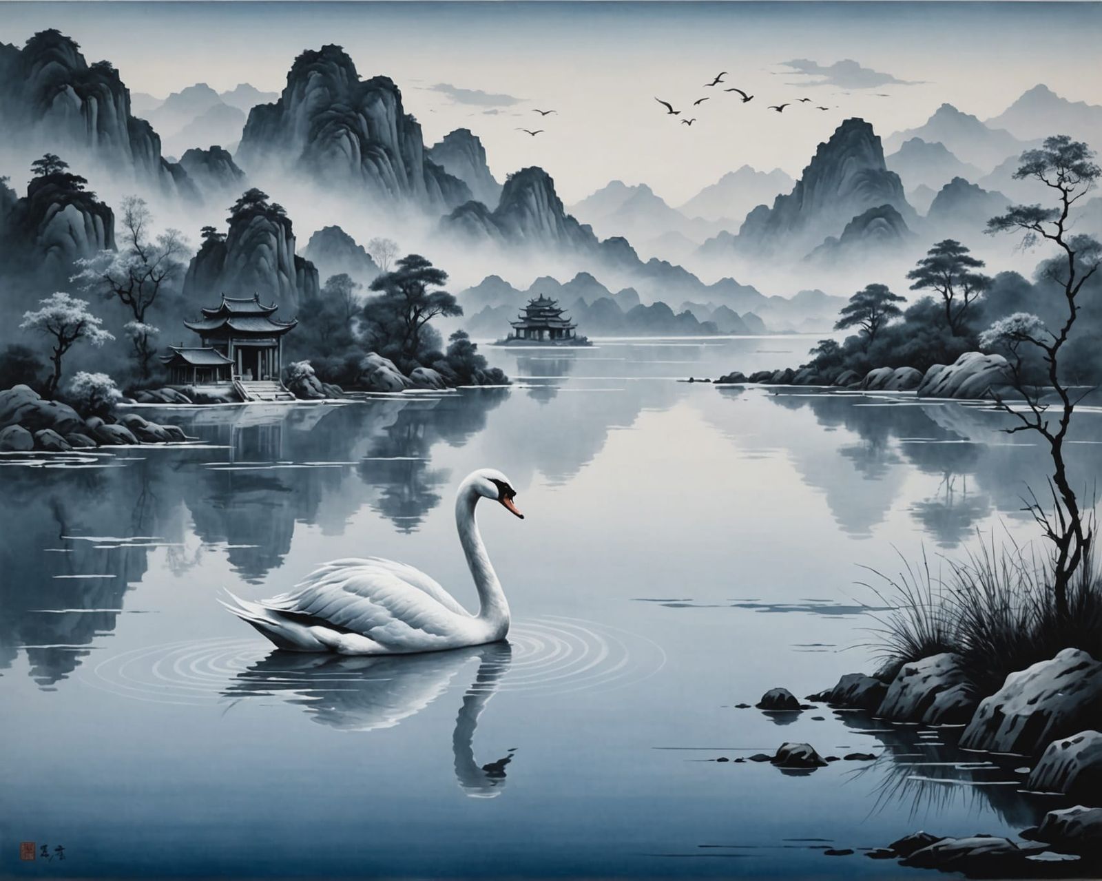 Silver Swan  by @JoCo