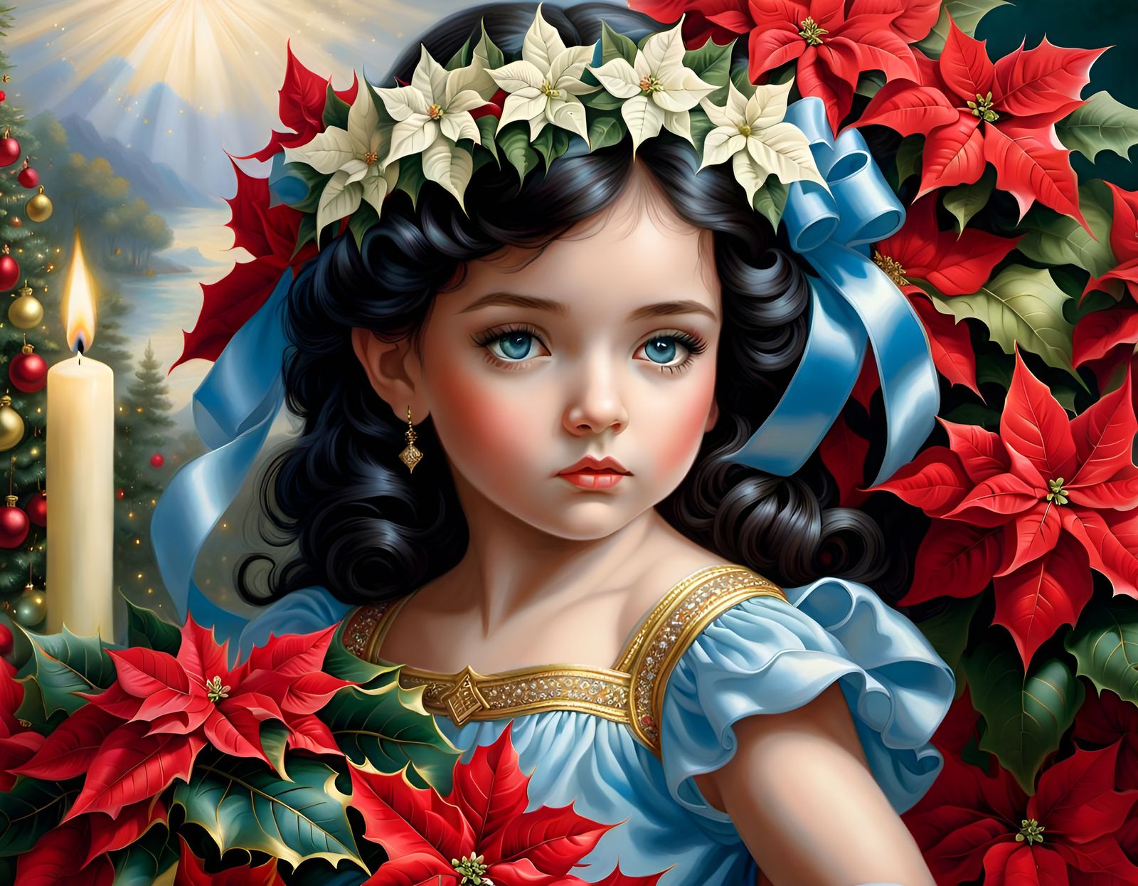 Christmas Princess AI Generated Artwork NightCafe Creator