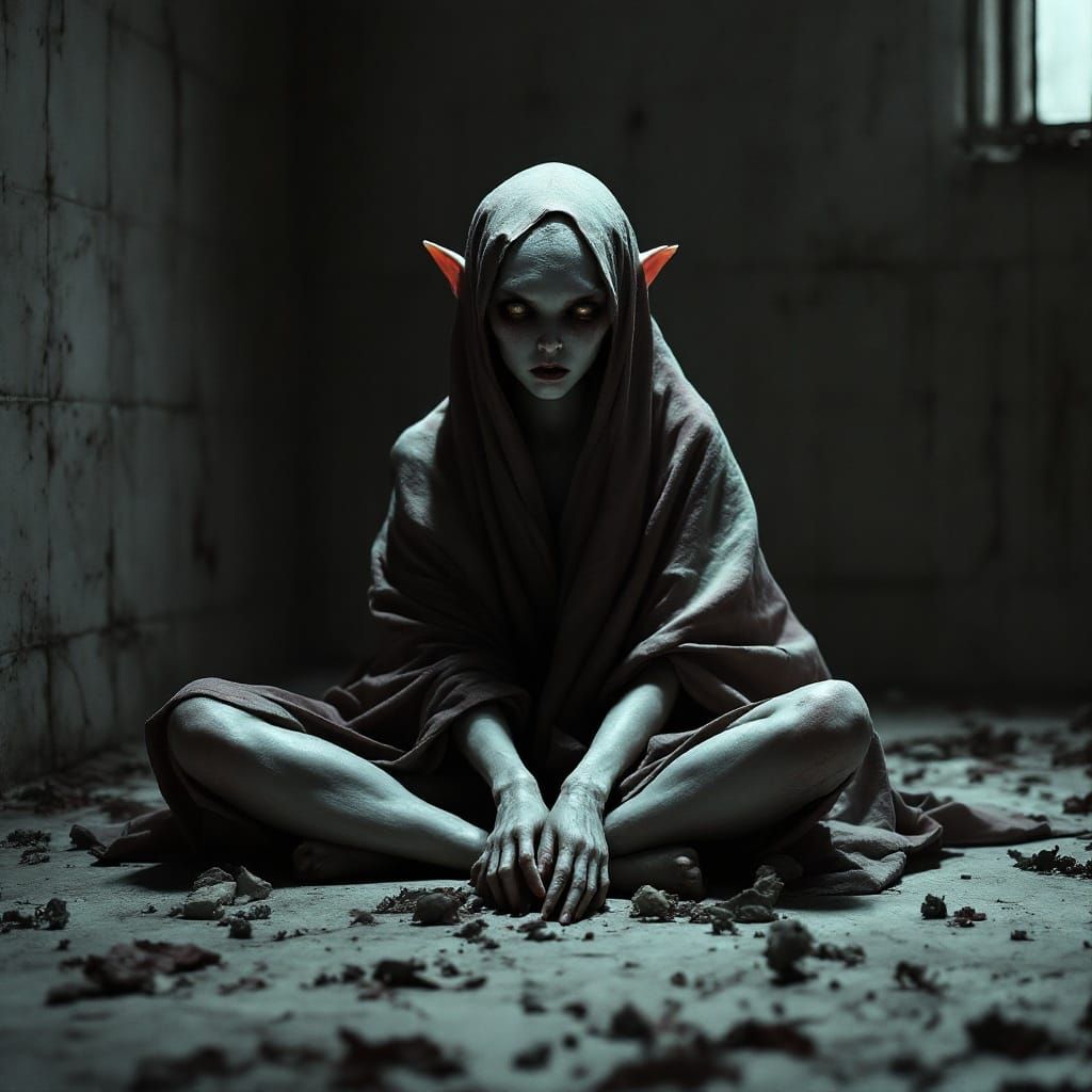 Ethereal Elf in Asylum Padded Room