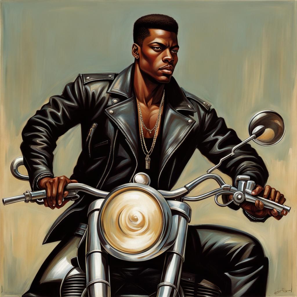 motorcycle hunk
