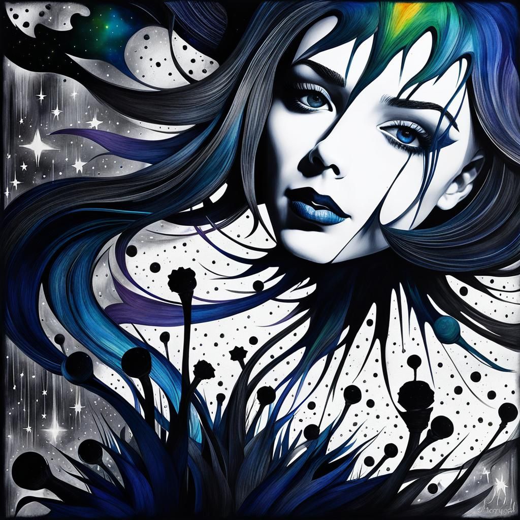 Wind chimes made of old keys 