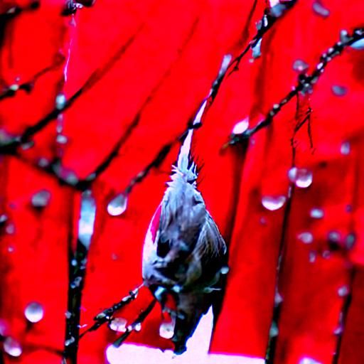 Feathers And Dew Drops