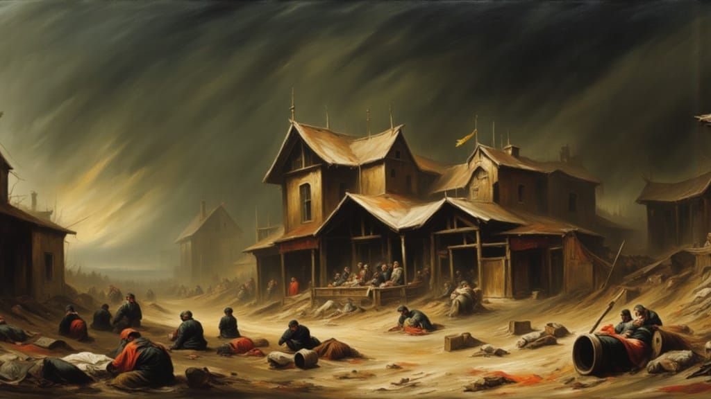 <lora:Dark Days of Oil:1.0>