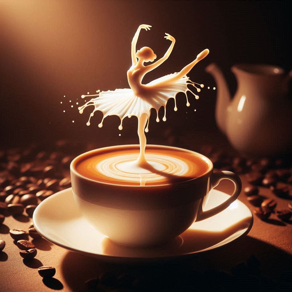 The cappuccino ballerina
