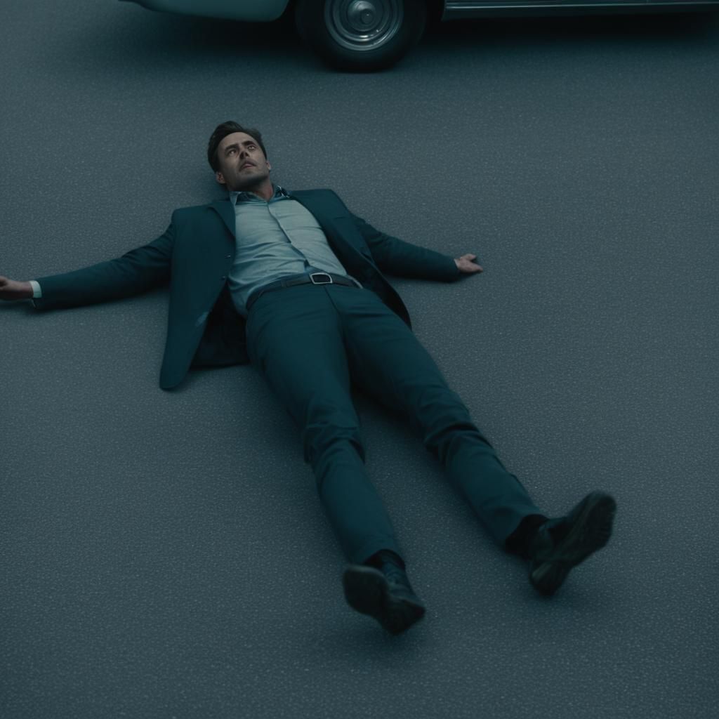 From the film the Ghost: a charming young man dies under a c...