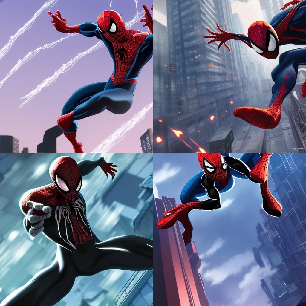 venom ripping open spider man