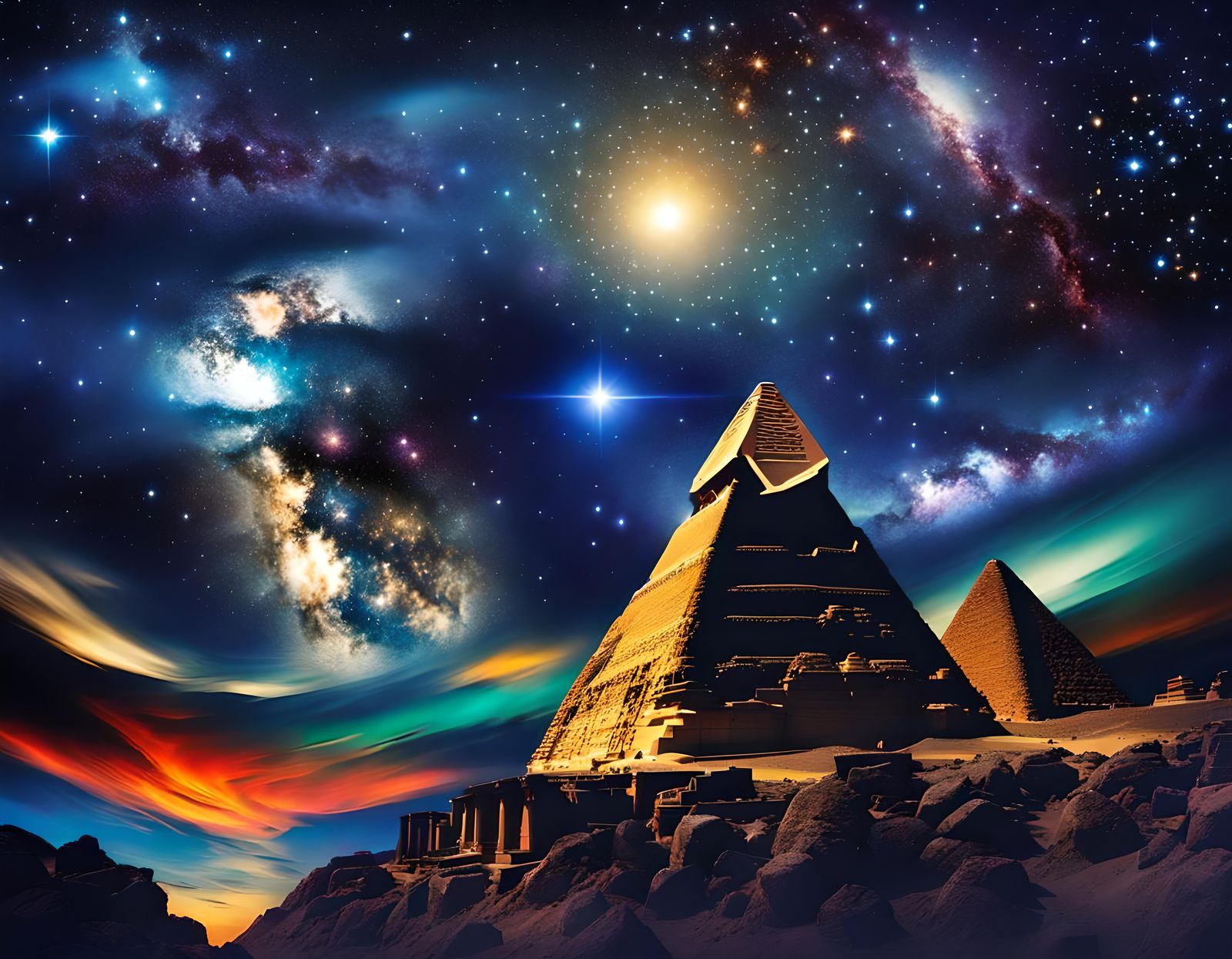 Pharaoh's nocturnal sky