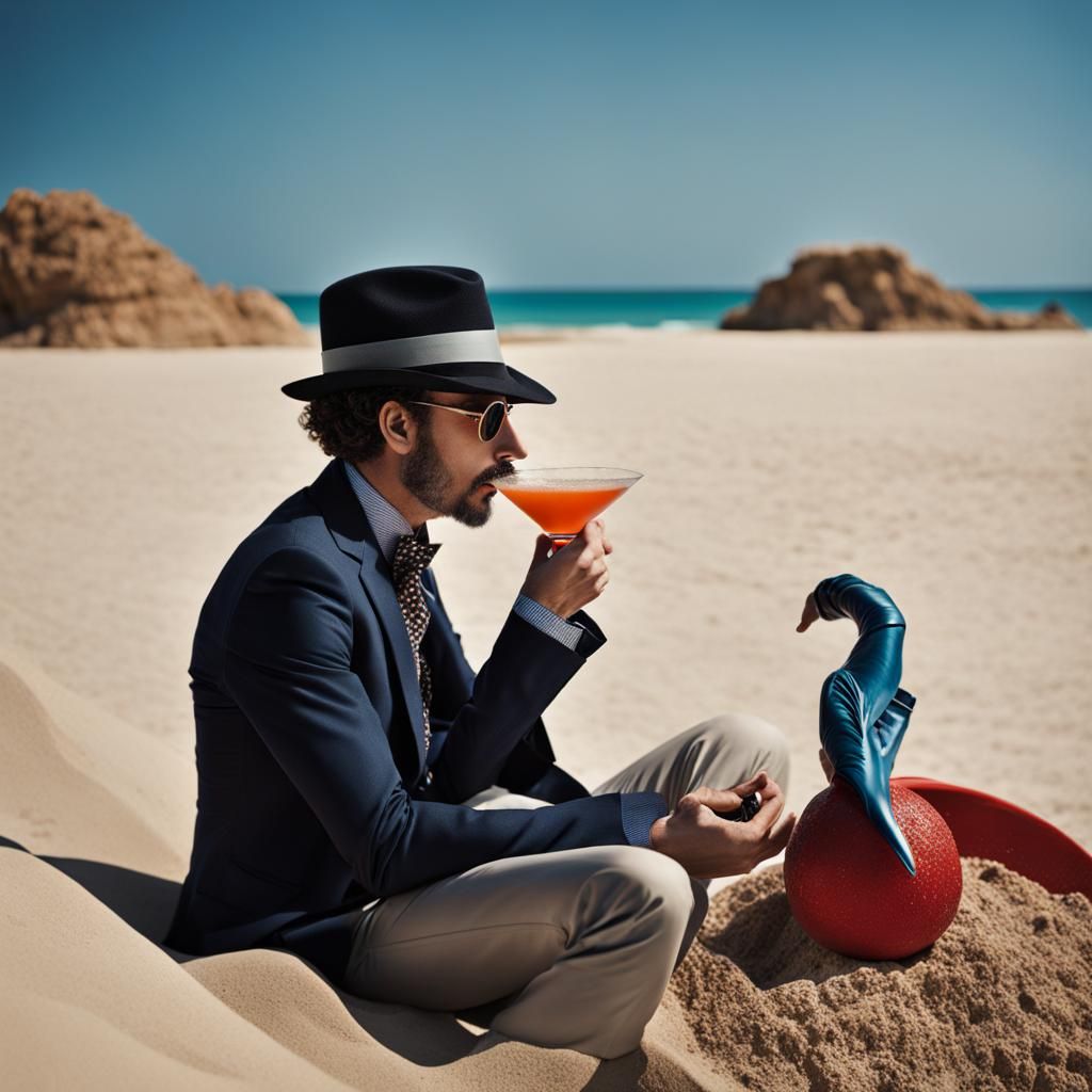 à la plage