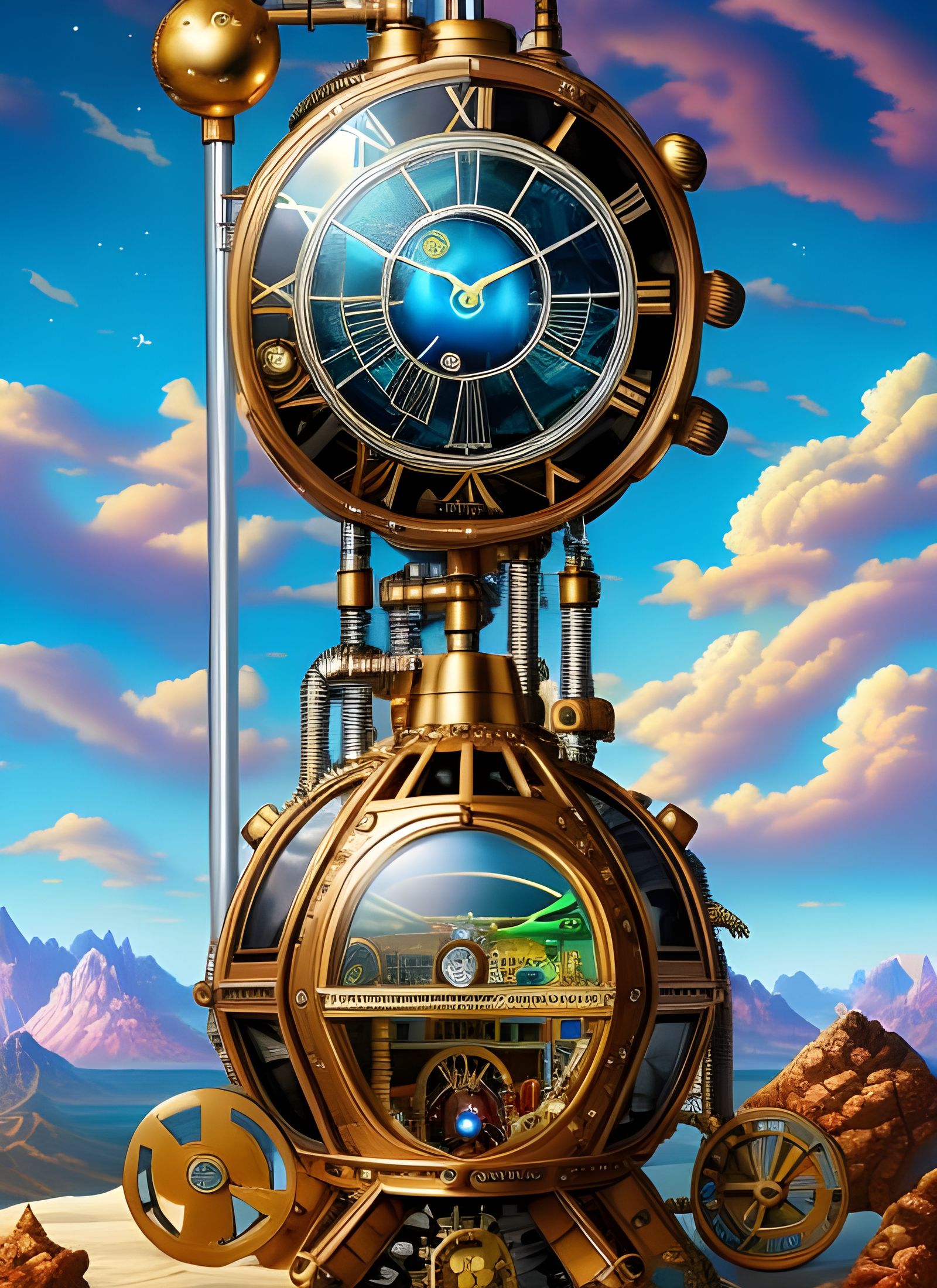 H.G.’s Time Machine   by @Tracie