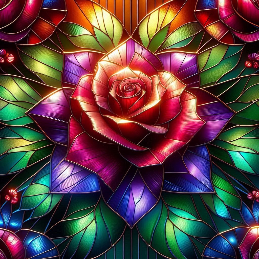 vibrant rose