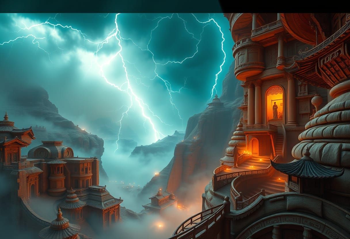 massively majestic lightning storm