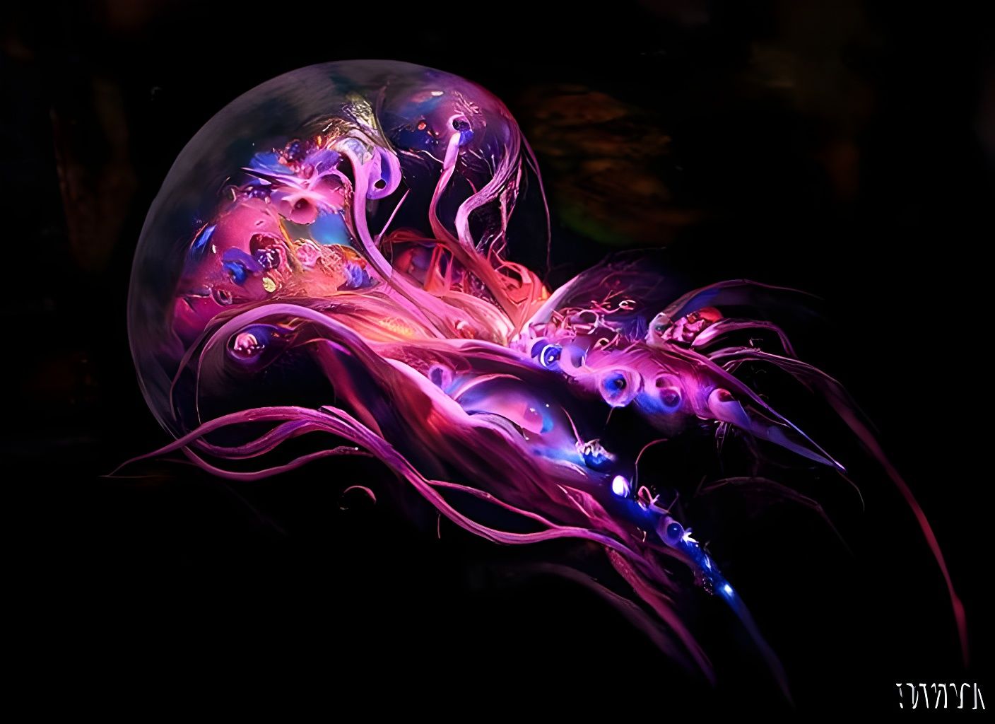 Jellyfish - AI Generated Artwork - NightCafe Creator