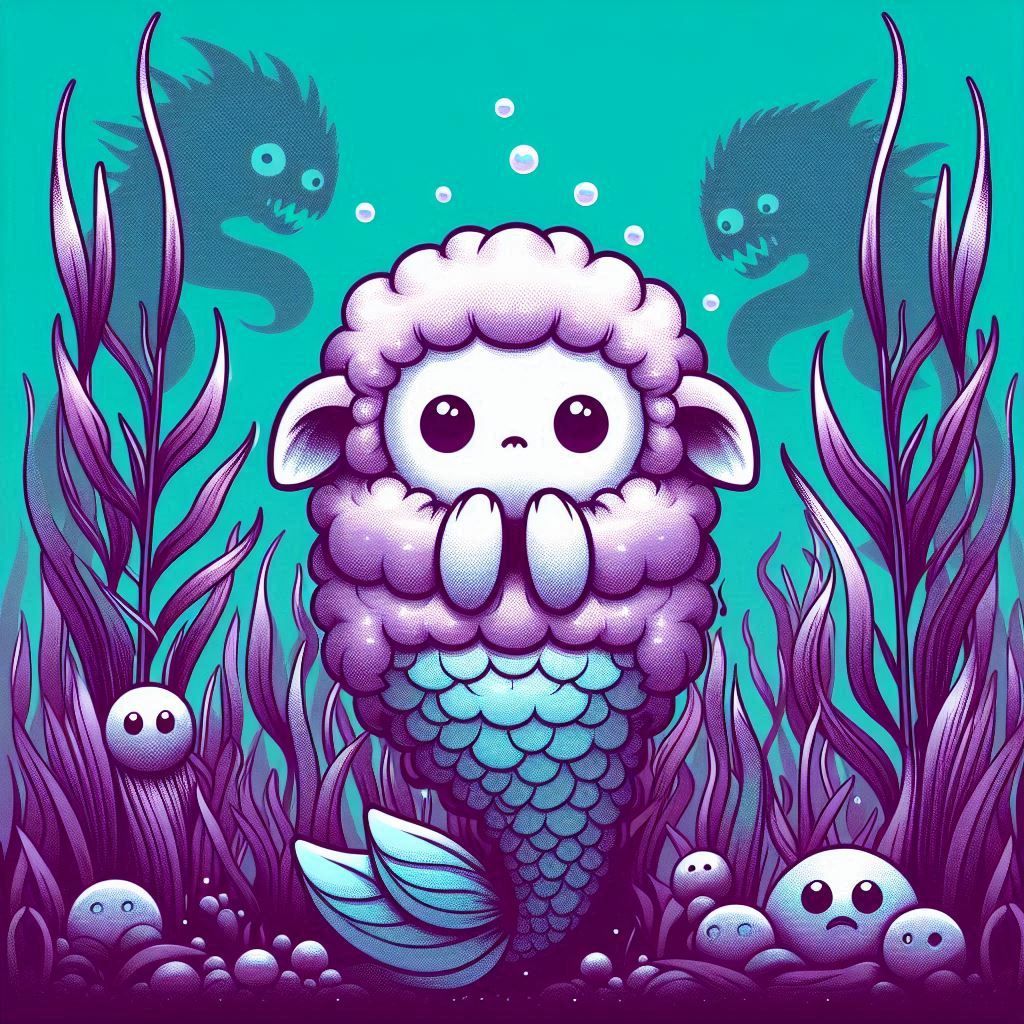 Merlamb is Very Frightened of Sea Monsters