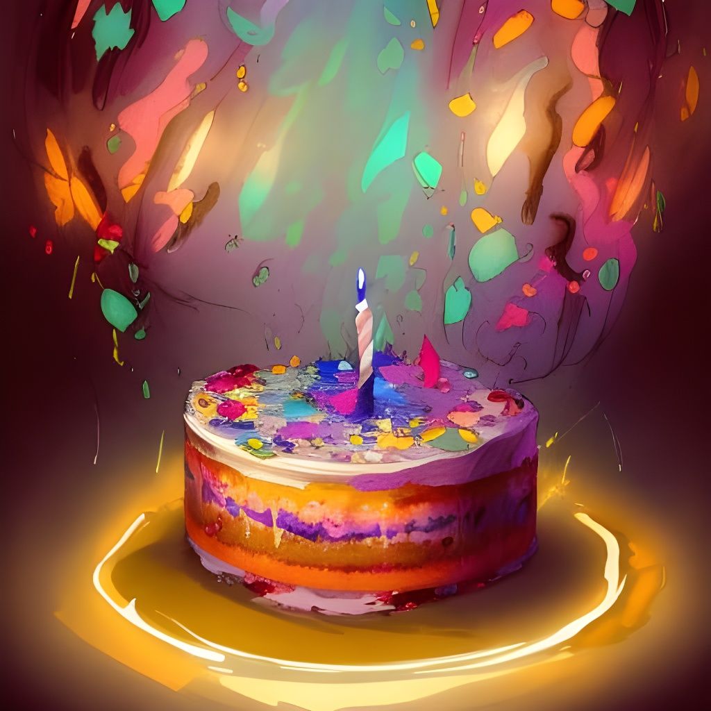 🥳Happy Birthday 🥳 - AI Generated Artwork - NightCafe Creator