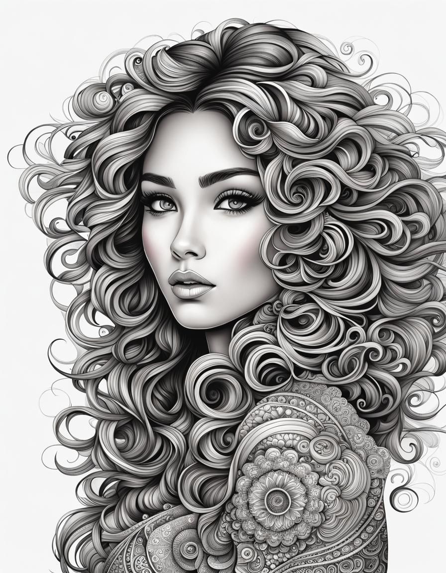 Line art AI Generated Artwork NightCafe Creator