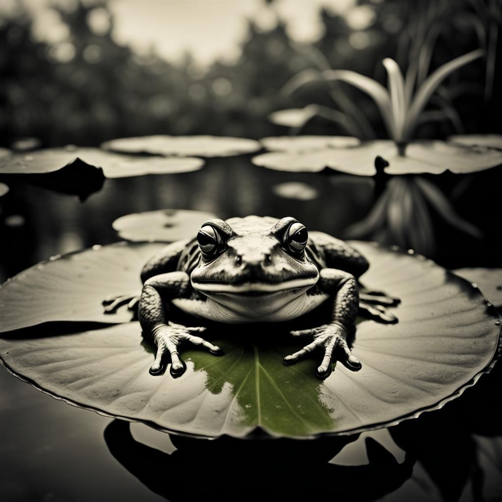 A huge frog - AI Generated Artwork - NightCafe Creator