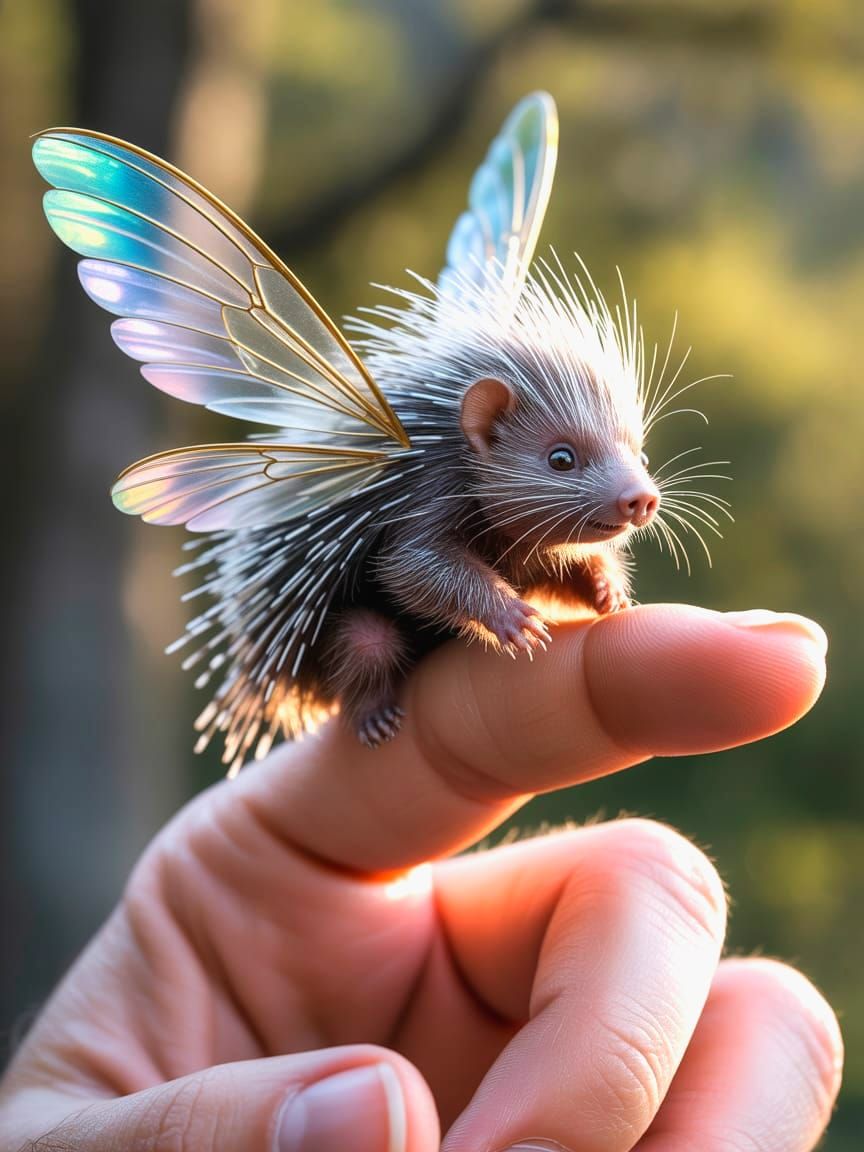 Porcupine fairy  by @Edana