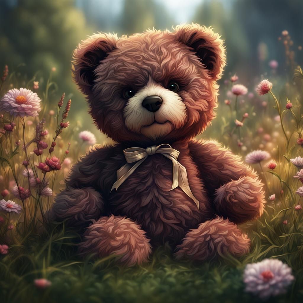 Teddy bear   by @Jade Raven 