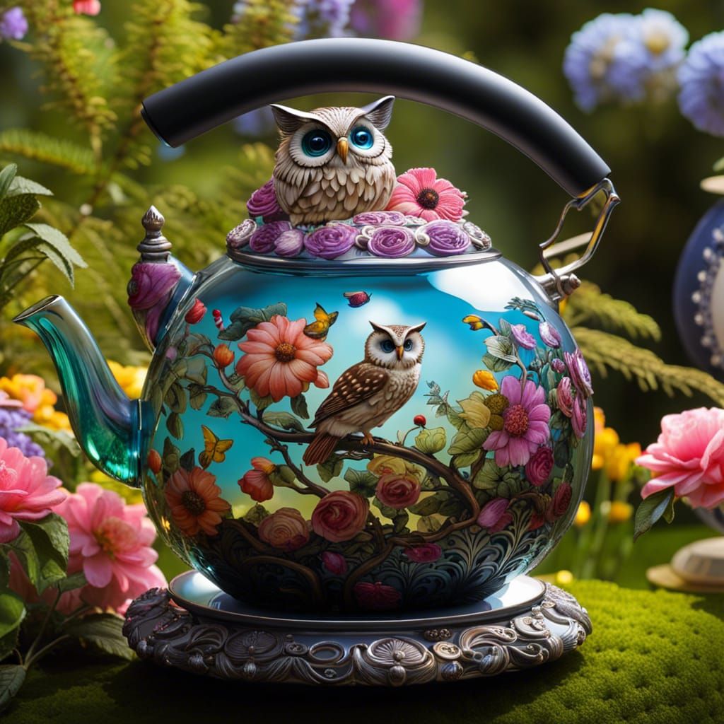 Owl tea clearance kettle