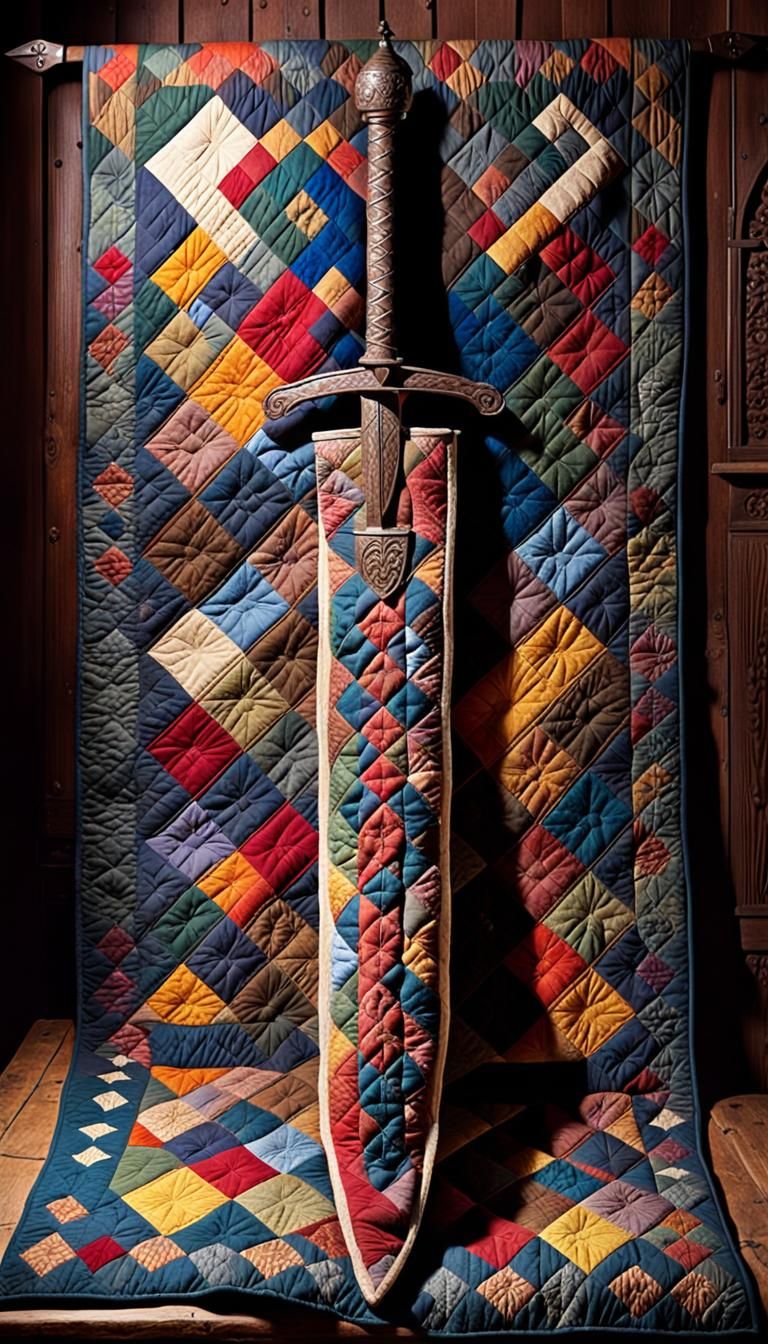 Death sleeps in a quilted sheath   by @AnicetusCer