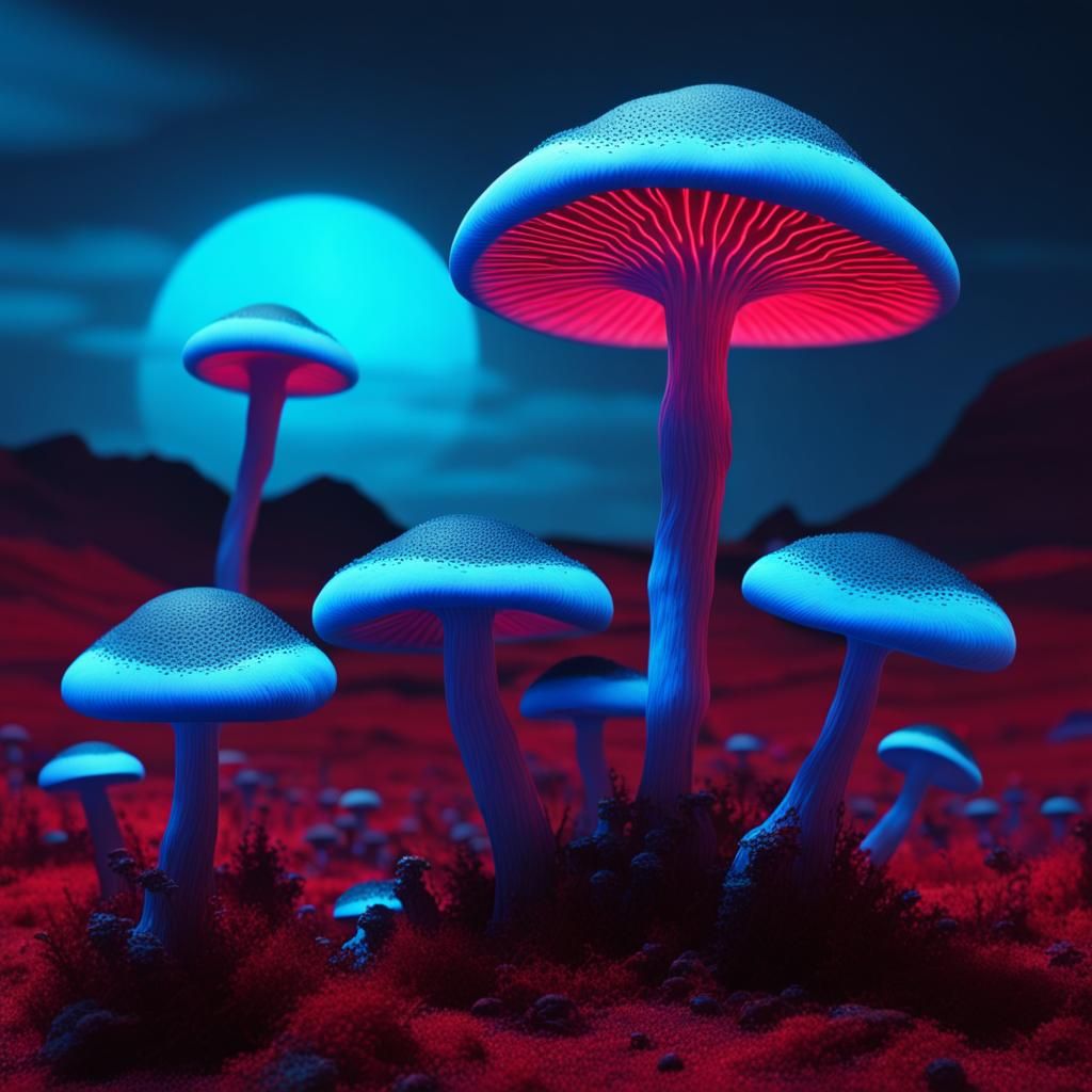 Black light mushies