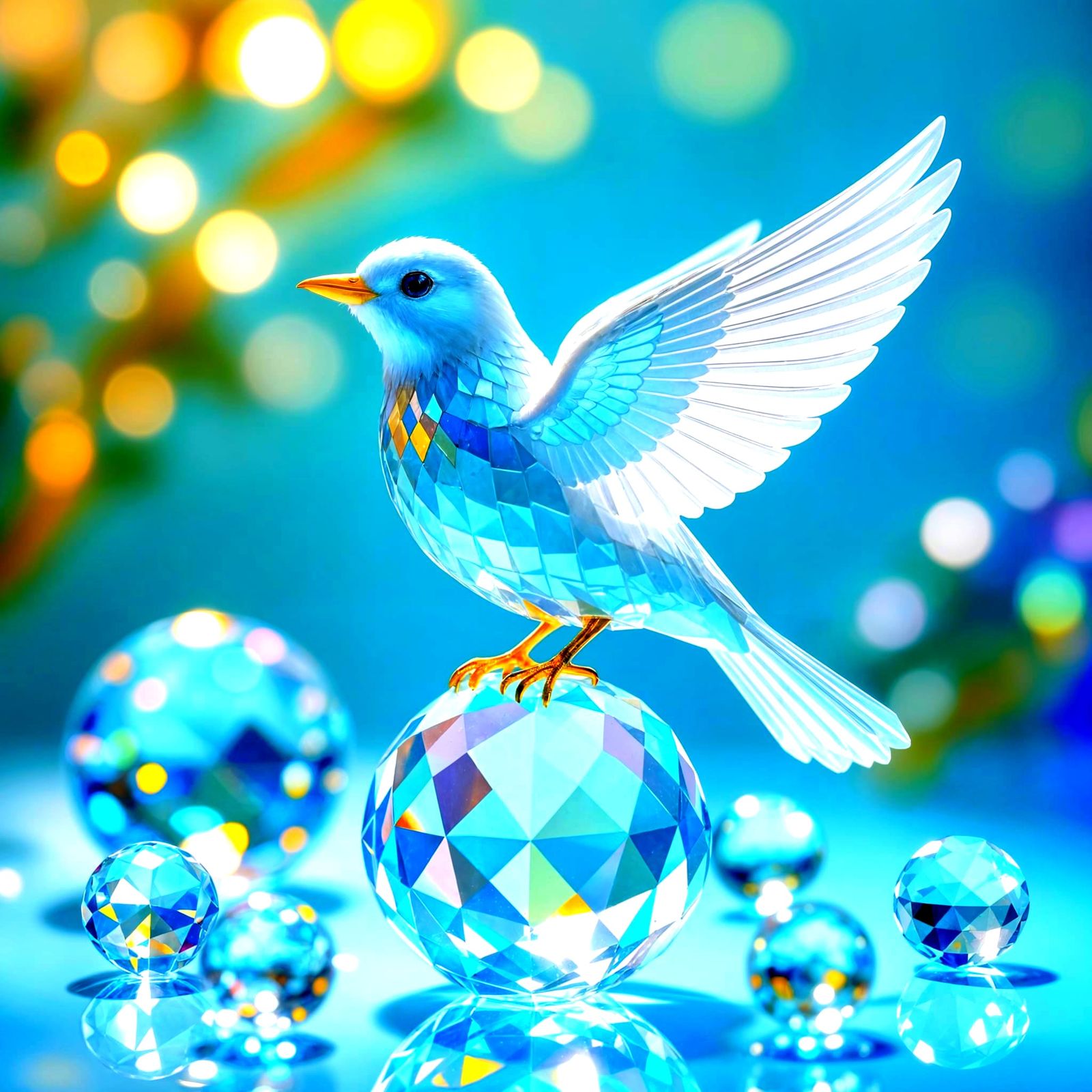 Ave de Cristal  by @Elssy