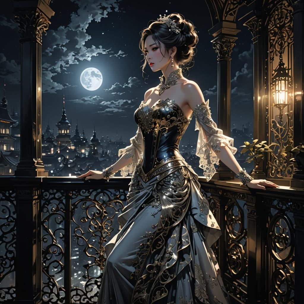 Moonlight Serenade  by @Nightshade Veil