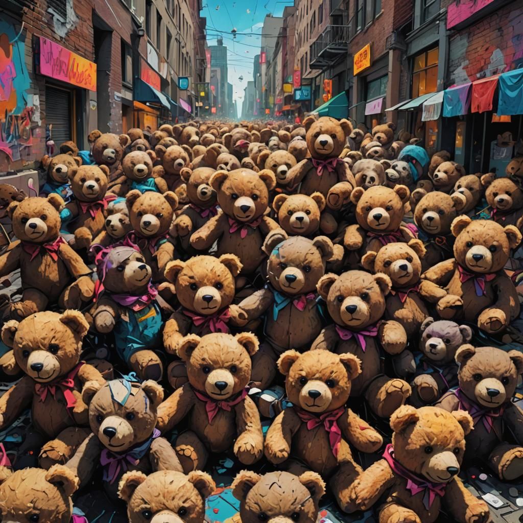 teddy bears gone wild
